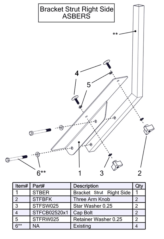 Strut Right Side - Image 2